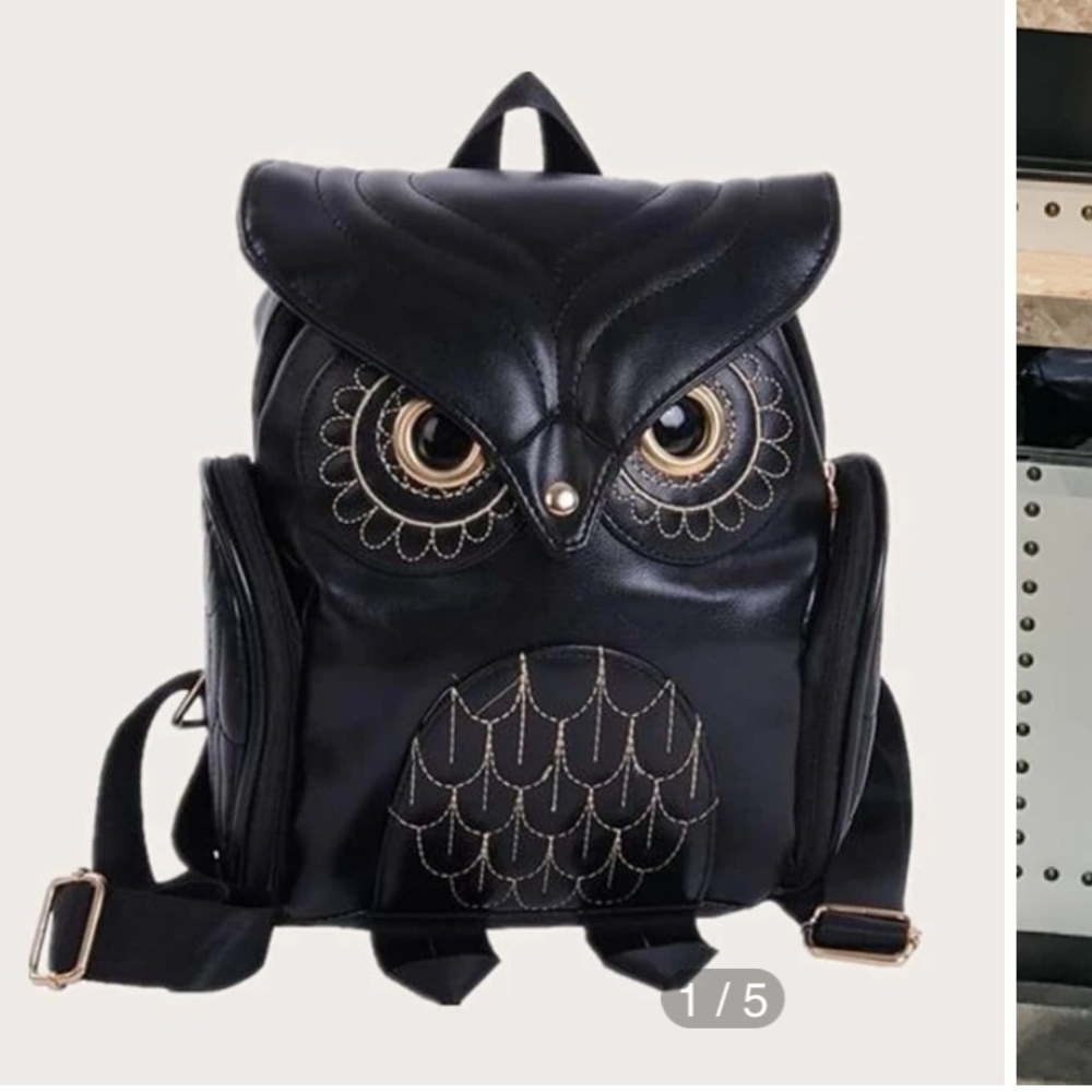 Owl Backpack Purse